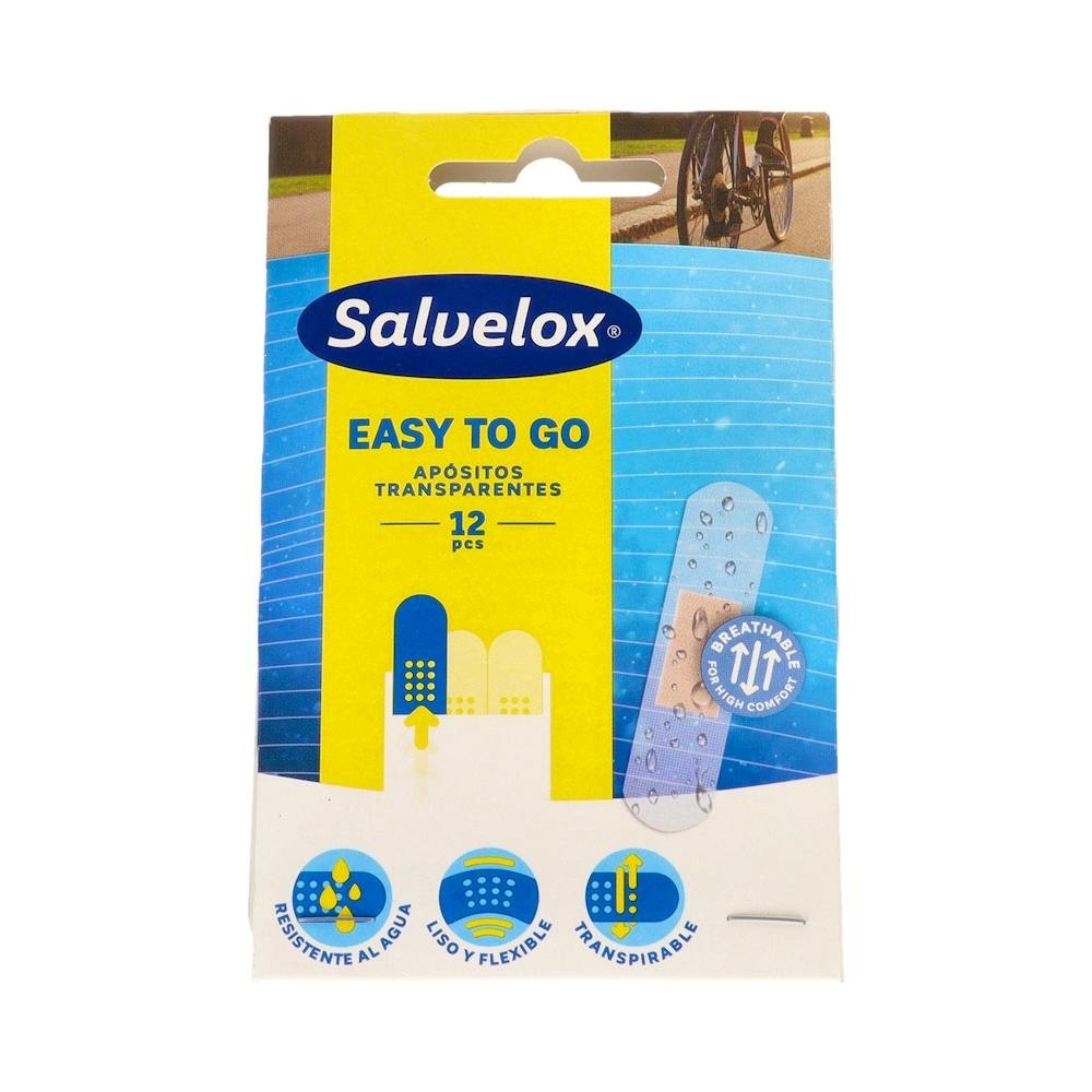 Salvelox Easy To Go Apósito Adhesivo Transparente 12uds