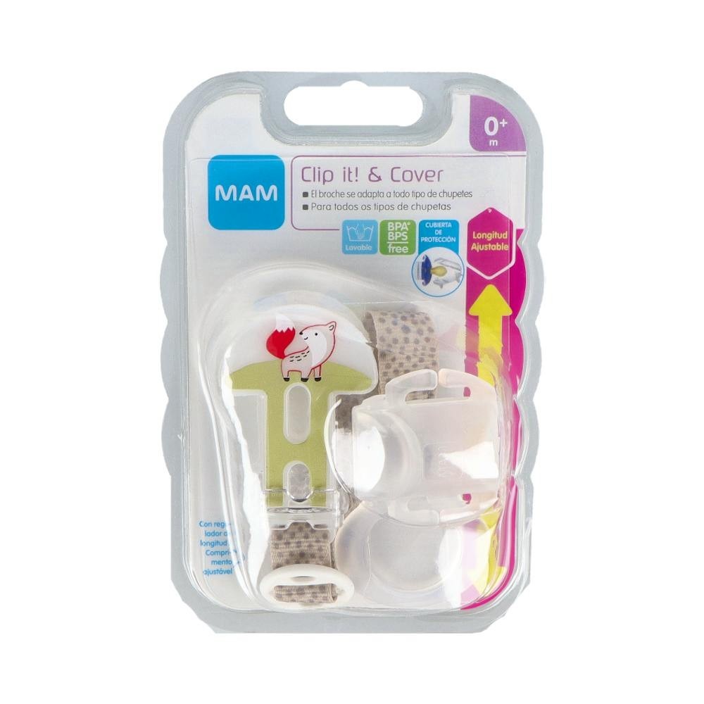 Mam Baby Broche Para Chupete Y Cubierta De Proteccion