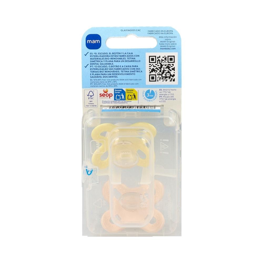 Mam Start Chupete Silicona 0-2M 2uds