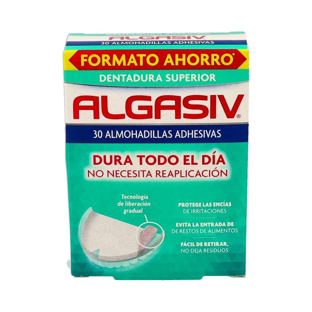Algasiv Almohadillas Adhesivas Prótesis Dental Superior 30uds