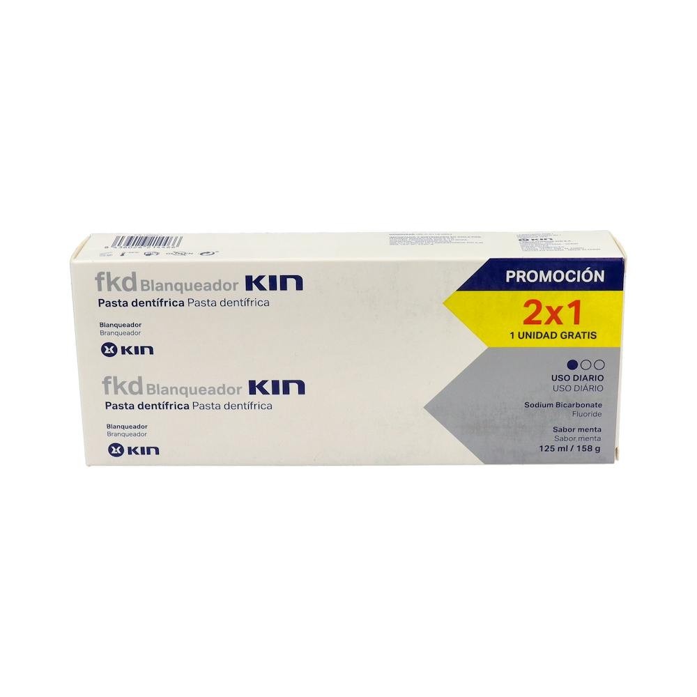 Kin Fkd Pasta Dental Blanqueadora 2x125ml 