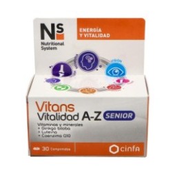 Cinfa Complemento Alimenticio Vitans Vitalidad A-Z Senior 30comp