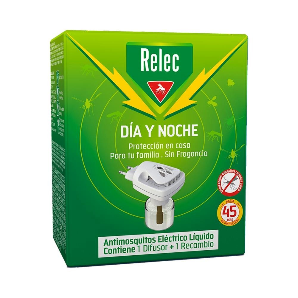 Relec Día y Noche Antimosquitos Difusor Eléctrico + Recambio