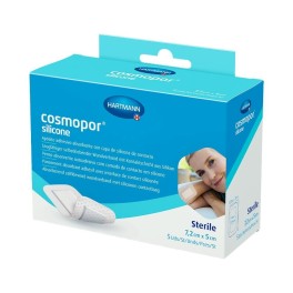 Cosmopor Silicona Apósito Esteril 7,2x5cm 5uds