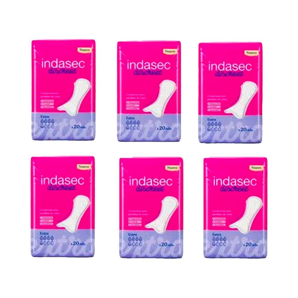 Indasec Discreet Pack Indabox Extra 20uds