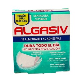 Algasiv Almohadillas Adhesivas para Prótesis Superior 18uds