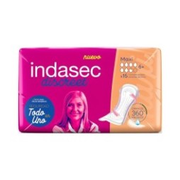 Indasec Discreet Maxi 15uds