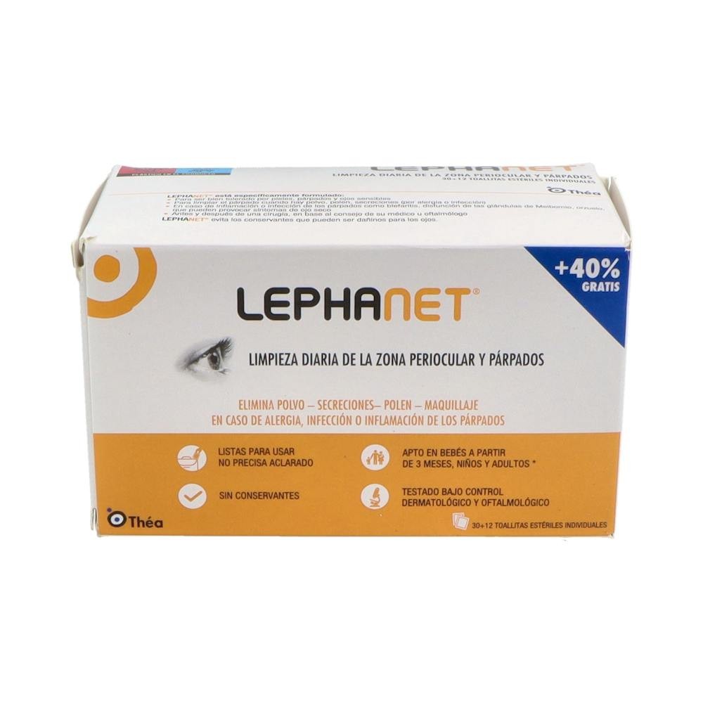 Lephanet Toallitas Estériles Impregnadas 30+12uds