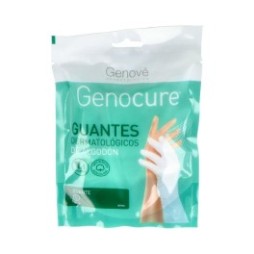 Genové guantes dermatológico algodón T-grande 2uds