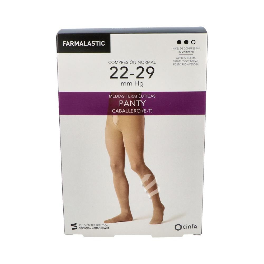 Farmalastic panty caballero (E-T) compresión normal T-Extra grande negro