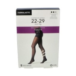 Farmalastic panty-media hasta la cintura (E-T) compresión normal T-reina negro